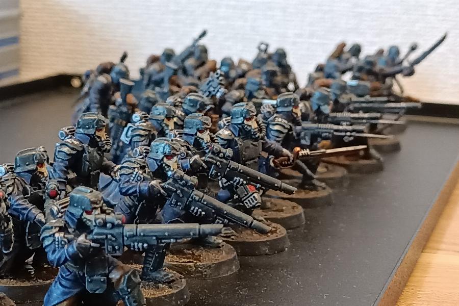 The Ice of Cadia - The 501st. Completed Astra Militarum force : r